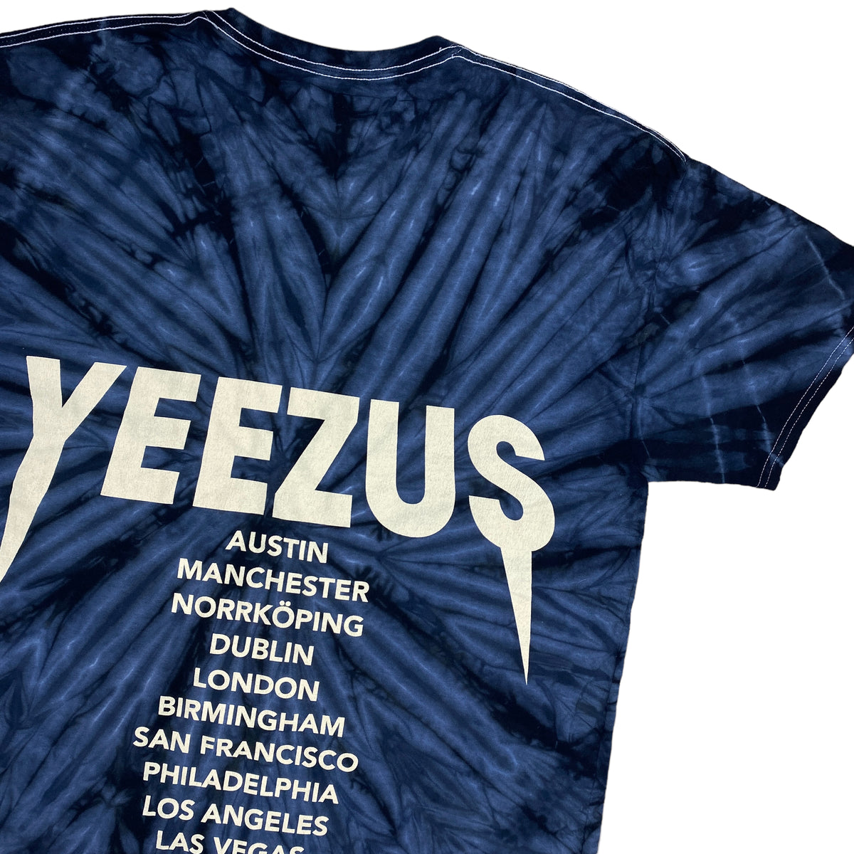 yeezus tie dye shirt