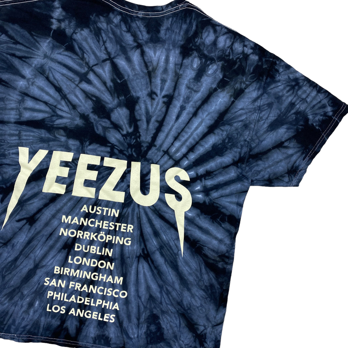 yeezus tie dye shirt
