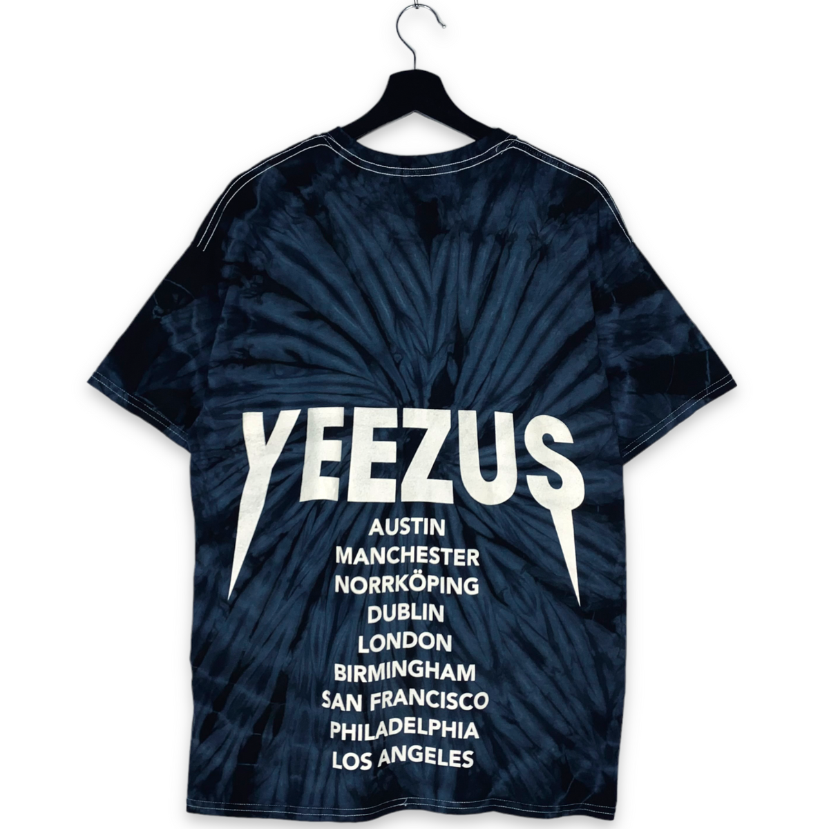 yeezus tie dye shirt