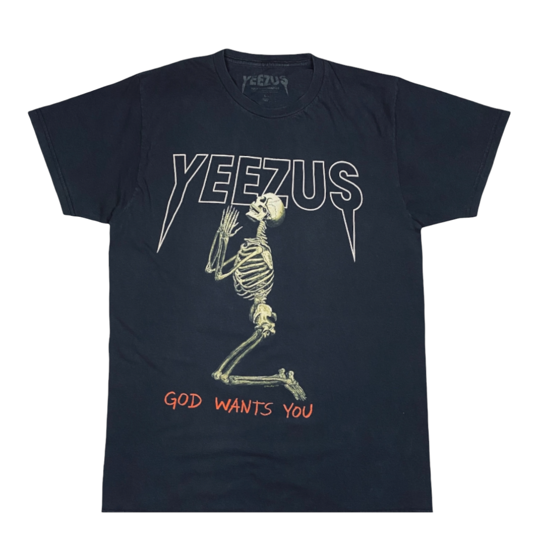 Yeezus Tour 2014 Australian Skull Roses-