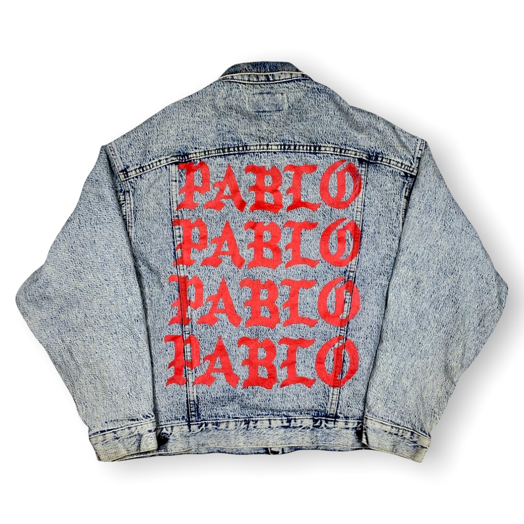Pablo jean jacket clearance kanye