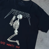 Large Yeezus Summer Run Praying Skull