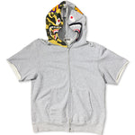 BAPE SHORT SLEEVE FULL ZIP HOODIE (XXL)