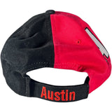 RARE 2001 STONE RED & BLACK SKULL HAT