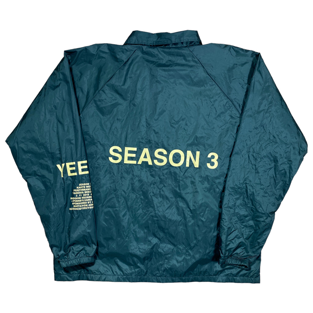 adidas gazelle silver green womens Yeezy Season 5 Half-Zip Windbreaker main image 0
