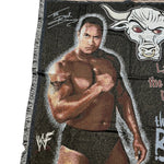 THE ROCK WWF BIG THROW BLANKET