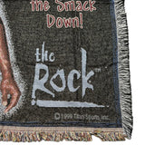 THE ROCK WWF BIG THROW BLANKET