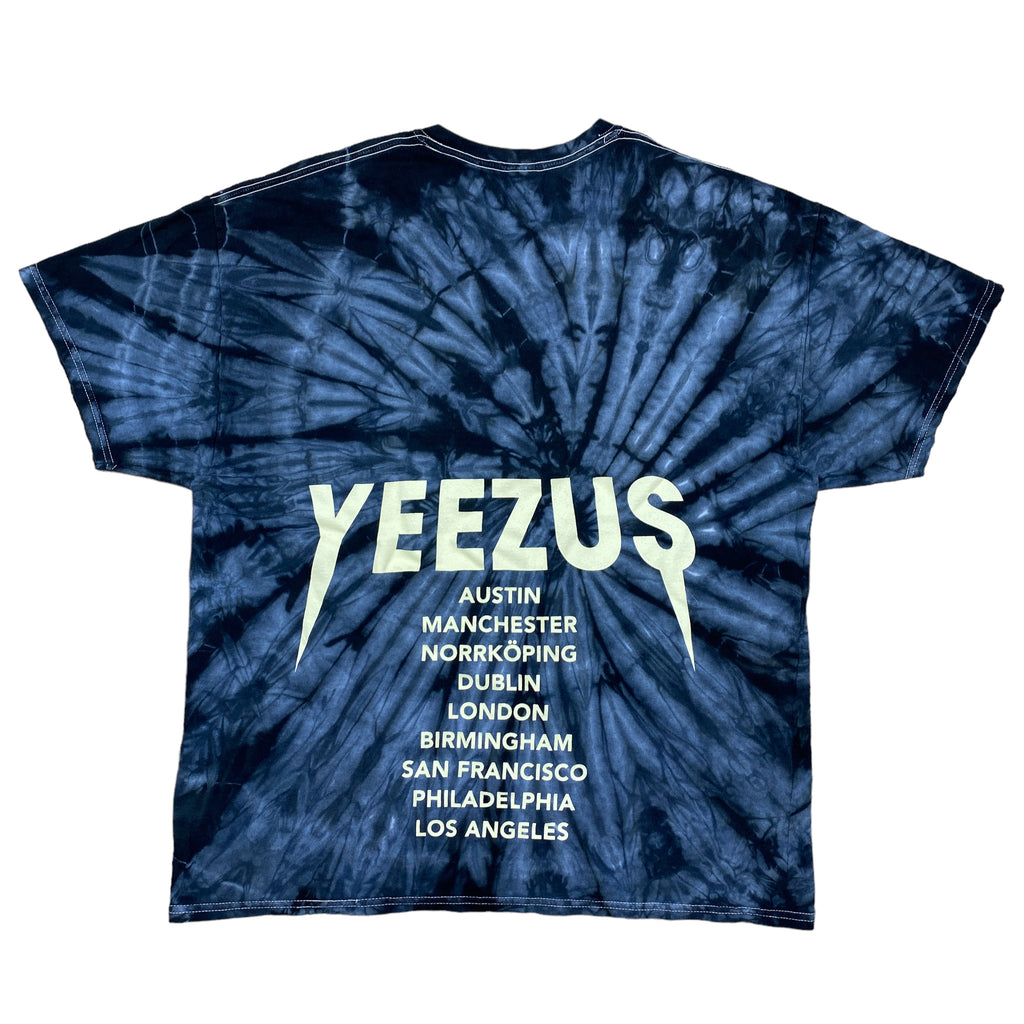 yeezus tie dye shirt