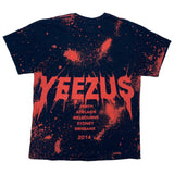 AUSTRALIAN YEEZUS TOUR RED SPLATTERED (L)