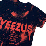 AUSTRALIAN YEEZUS TOUR RED SPLATTERED (L)