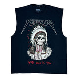 NEW YEEZUS TOUR SKULL SLEEVELESS(XXL)