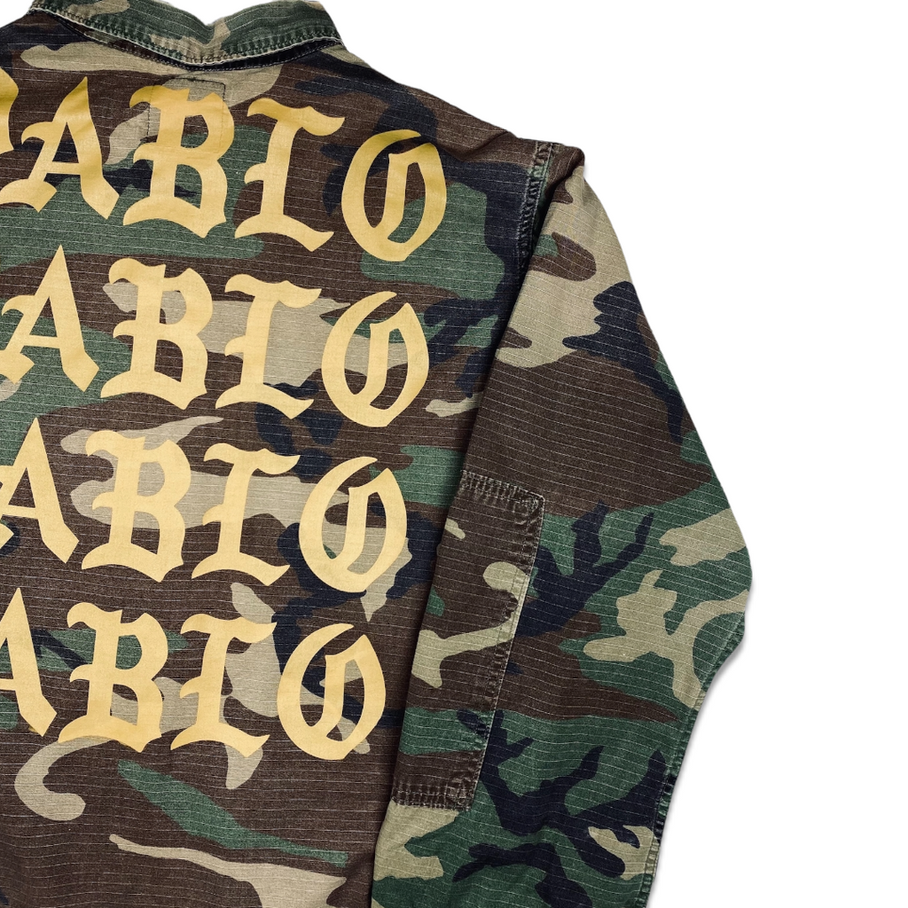 Life of pablo hot sale camo jacket