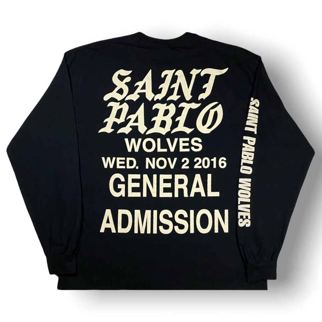 KANYE WEST (XL) SAINT PABLO TOUR WOLVES – Breaking Grail