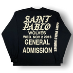 KANYE WEST (XL) SAINT PABLO TOUR WOLVES